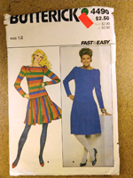 Front view of pattern B4490