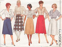 Front view of pattern B6550