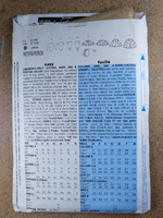 Back view of pattern B6660