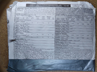 Back view of pattern M2314