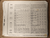 Back view of pattern M3013
