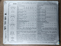 Back view of pattern M5048