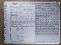 Back view of pattern M5906