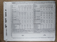 Back view of pattern M6005
