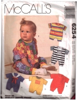 Front view of pattern M6254