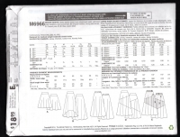 Back view of pattern M6966