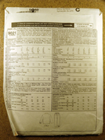 Back view of pattern M9021