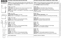 Back view of pattern S2822