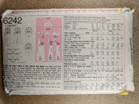 Back view of pattern S6242