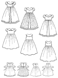 Back view of pattern S7120
