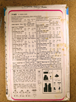Back view of pattern S7162