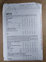 Back view of pattern S9013