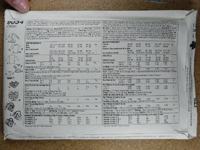 Back view of pattern S9034